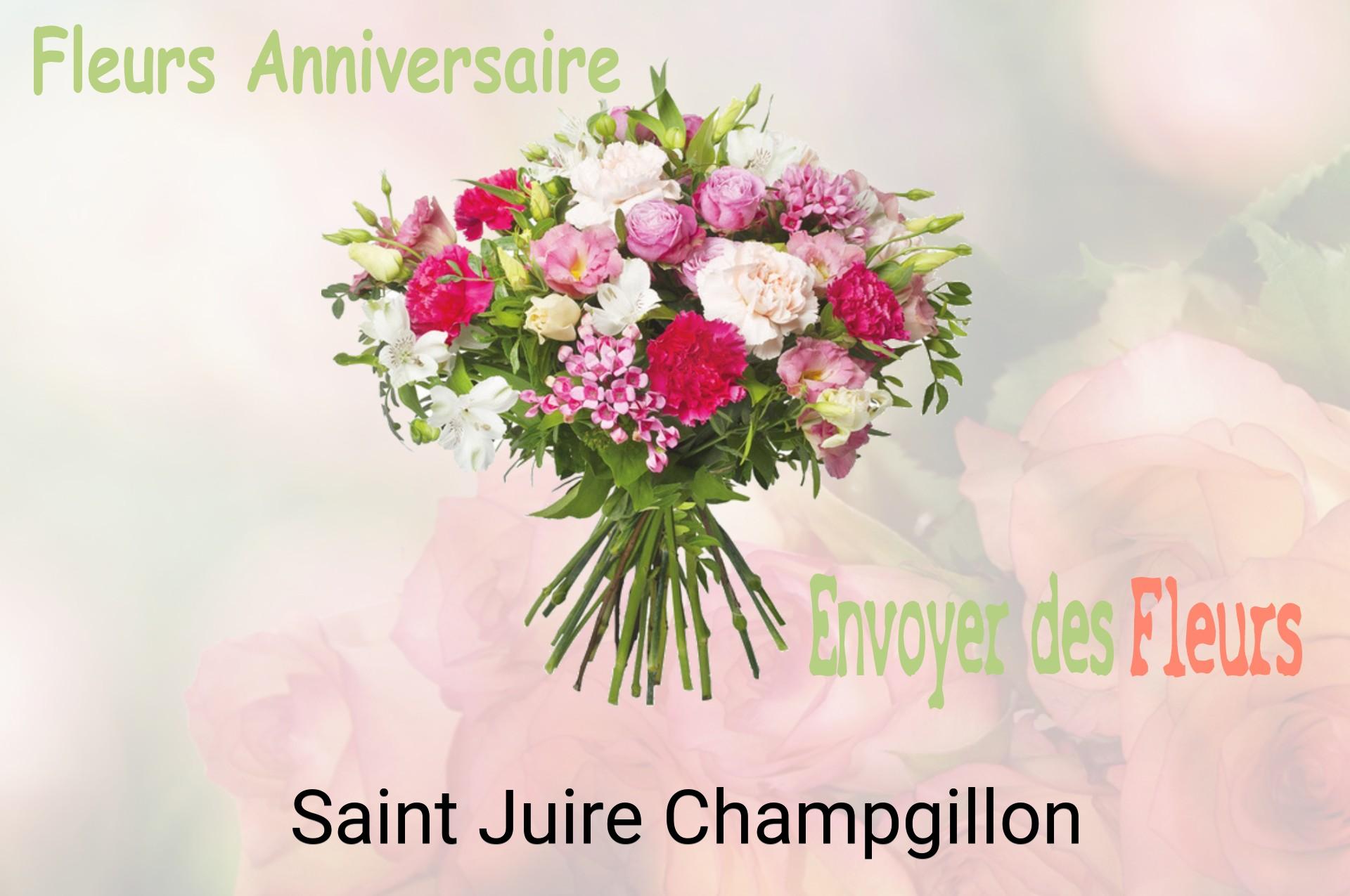 Bouquet de fleurs d’anniversaire livré à Saint-Juire-Champgillon