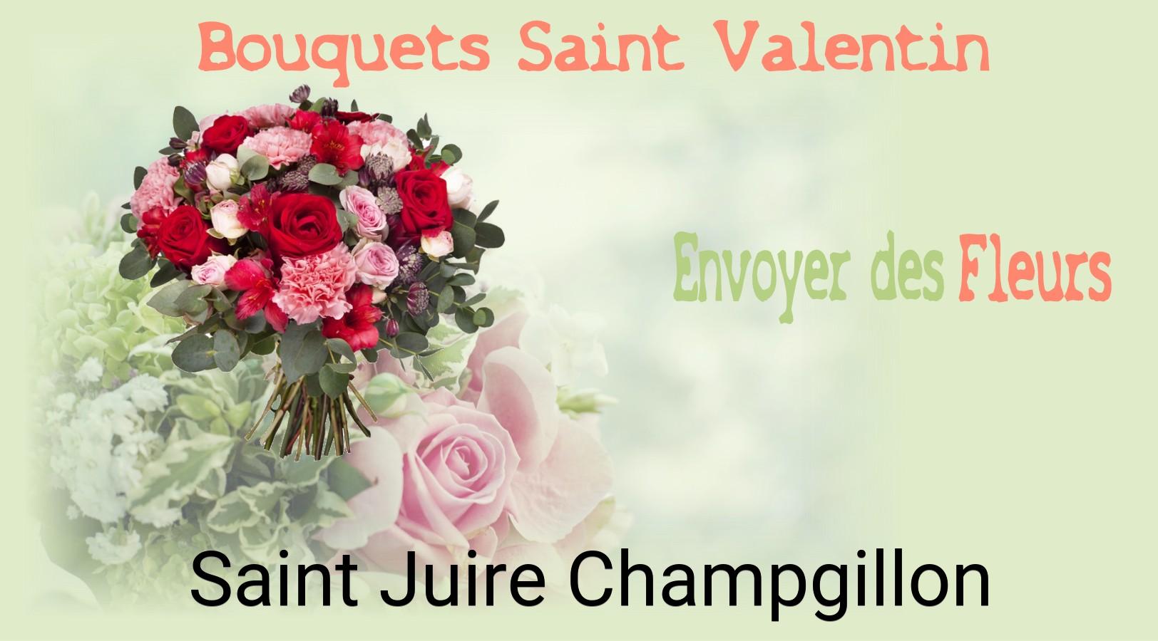 Roses de Saint-Valentin livrées à Saint-Juire-Champgillon